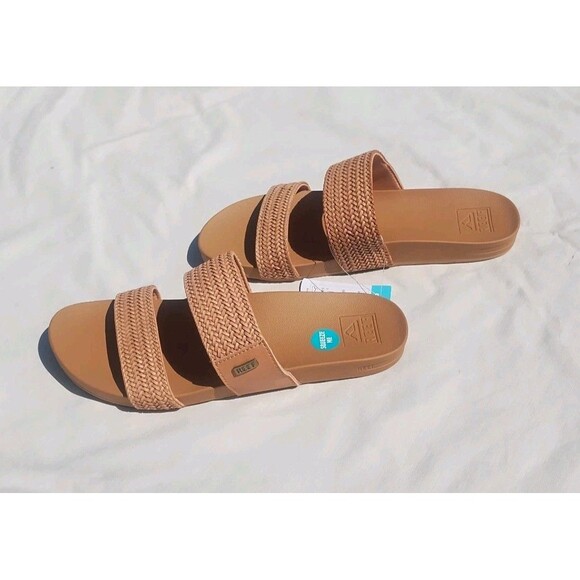 Reef Women's Vista Braid II Slide Sandal - Natural Size 10 NWT - Picture 3 of 5